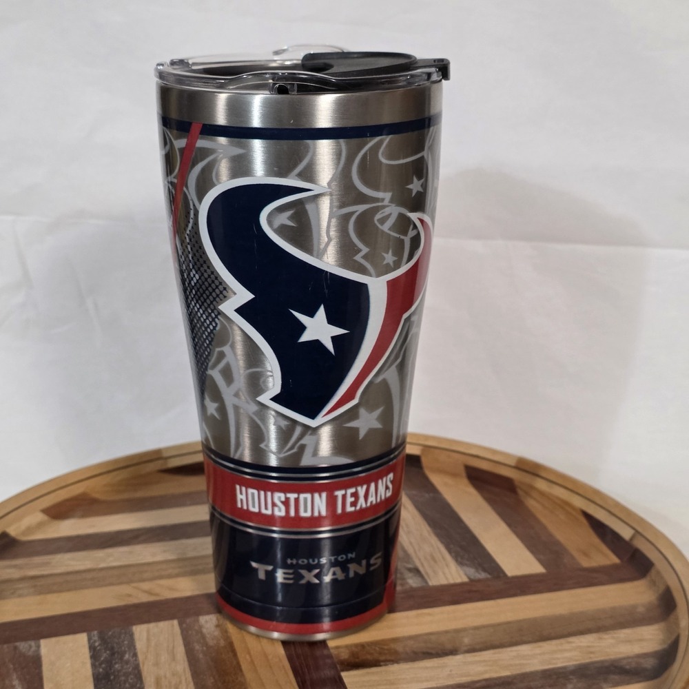 Houston Texans 30oz Stainless Steel Tervis Tumbler with Lid-Made in USA-New
